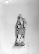 Statue (petite nature) : Vierge à l'Enfant, chapelle Notre-Dame (Plouray)