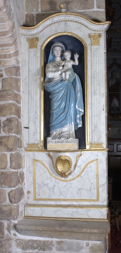 Retable secondaire de la Vierge