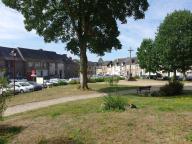 Place de l'église (Hédé fusionnée avec Bazouges-sous-Hédé pour former la commune de Hédé-Bazouges en 2009)
