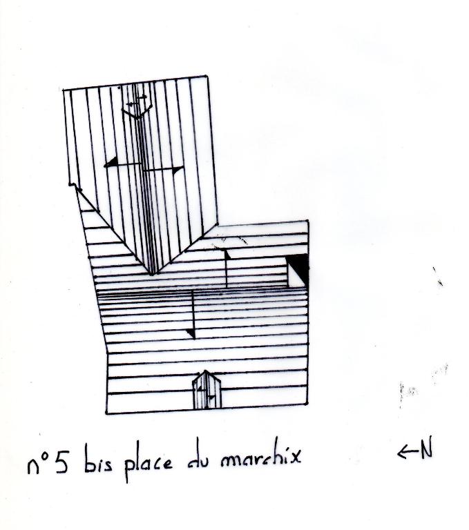 Maison, 5 bis place du Marchix (Vitré)