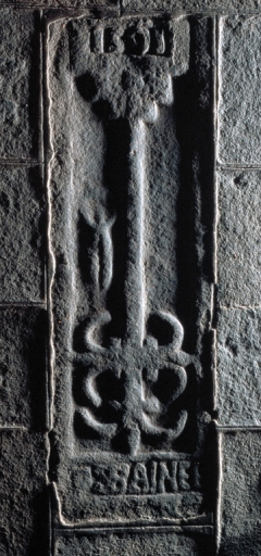 Dalle funéraire d'artisan (?)