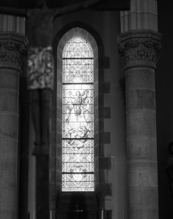 Verrières (7) (baies 0, 1, 2, 3, 4, 5, 6), église paroissiale Saint-Pierre (Arradon)