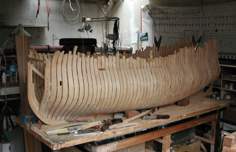 Maquette d'un vaisseau de 74 canons