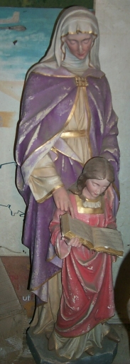Statue : Education de la Vierge