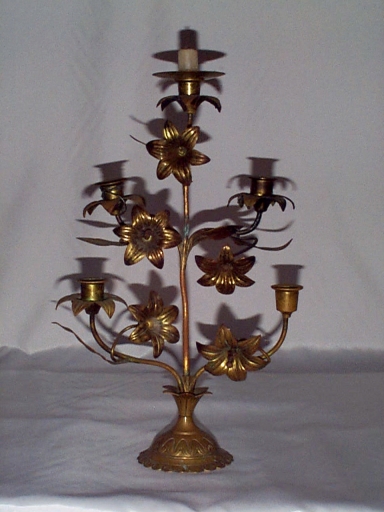 Ensemble 4 de 2 chandeliers d'autel