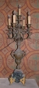 Paire 3 de chandeliers d'église