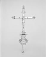 Croix de procession, église paroissiale de la Nativité de la Vierge (Les Fougerêts)