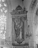 Statue (d'applique, grandeur nature) : saint Annouarn, église paroissiale Saint-Annouarn (Peumérit)