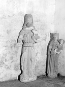 Statue (d'applique, petite nature) : saint Jean-Baptiste, chapelle Saint-Jean-Guénan (Le Faouët)