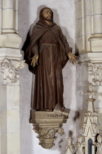 Statue sur culot : Saint François d'Assise