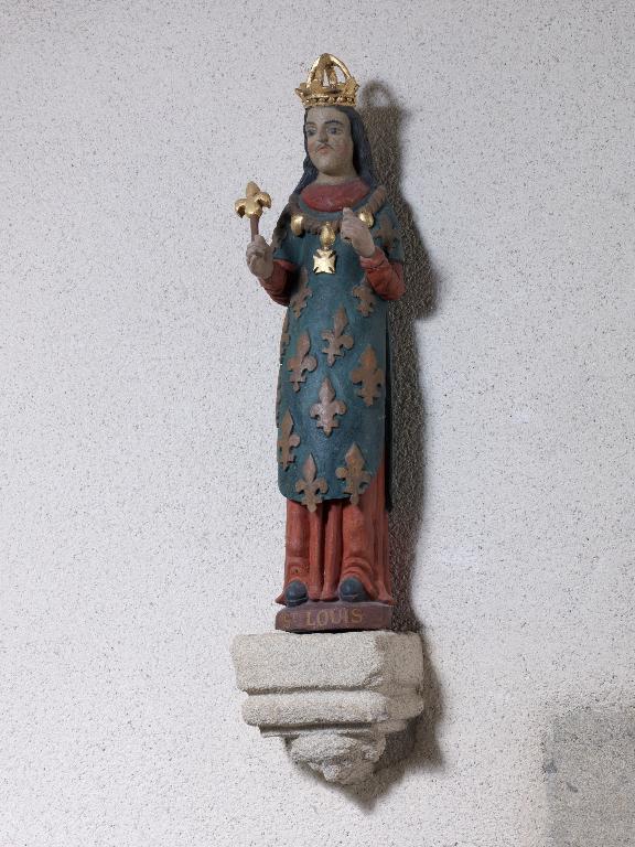 Statue : Saint Louis, chapelle Saint-Barthélemy (Pleucadeuc)