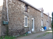 Alignement de maisons, la Touesse (Miniac-Morvan)