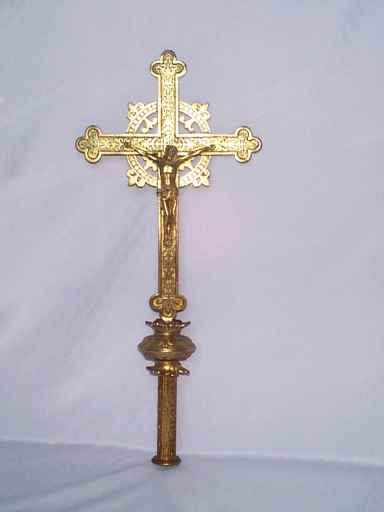Croix de procession ; hampe de procession 1