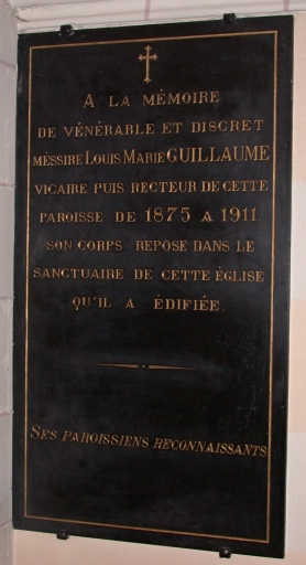 Dalle commémorative de l'abbé Louis-Marie Guillaume