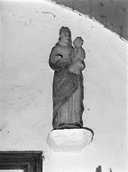 Statue (d'applique) : Vierge à l'Enfant, chapelle Saint-Adrien (Pleumeur-Gautier)