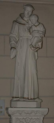 Statue : Saint Antoine de Padoue et l'Enfant