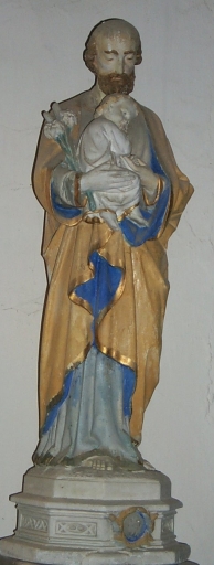 Statue sur culot : saint Joseph et l'Enfant