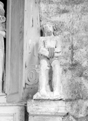 Statue : Christ souffrant, chapelle Saint-Nicolas (Priziac)