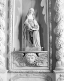 Groupe sculpté : l'Education de la Vierge, chapelle Notre-Dame-de-Penhors (Pouldreuzic)