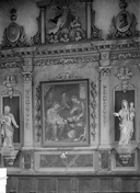 Tableau : Adoration des bergers, église paroissiale Saint-Samuel (Le Saint)