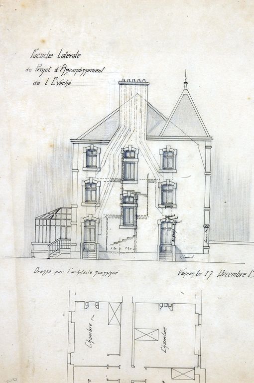 Evêché, 20 rue Richemont (Vannes)