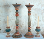 Ensemble de 4 chandeliers d'autel