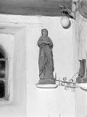 Statue (d'applique, demi-nature) : sainte Brigitte, chapelle Saint-Adrien (Pleumeur-Gautier)