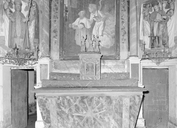 Autel, tabernacle, exposition, gradins d'autel (2) (maître-autel), chapelle Saint-Cado (Saint-Caradec-Trégomel)