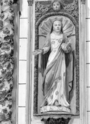 Statue (d'applique, petite nature) : sainte Anne, église paroissiale Notre-Dame-de-Lorette (Séglien)