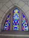 Ensemble de 2 verrières décoratives et 2 oculus des baies 13 et 14