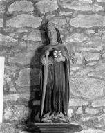 Statue (d'applique, demi-nature) : sainte Catherine, chapelle Saint-Nicolas (Roscoff)