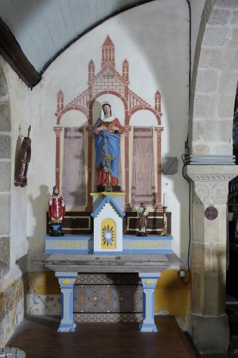 Ensemble de deux autels et retables