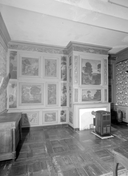 Peintures (53) : scènes pastorales, paysages, marines ; château de parlementaire, Coëtbo (Guer)