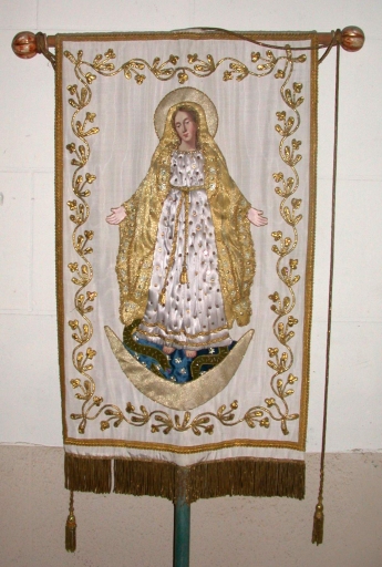 Bannière de procession 2 : Immaculée conception