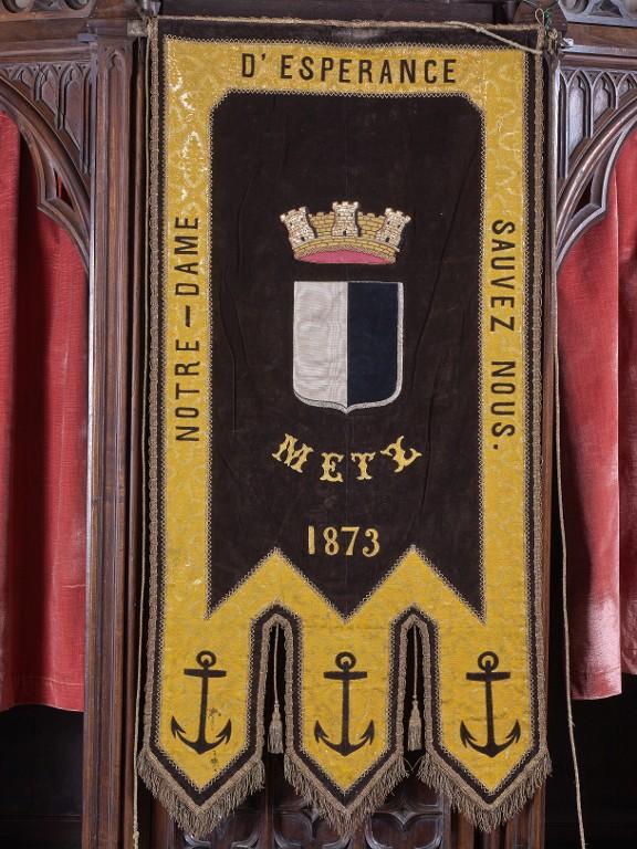 Bannière de Metz et de Strasbourg, basilique Notre-Dame-d'Espérance (Saint-Brieuc)