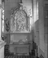 Autels (2), gradins d'autel (2), tabernacles (2), autel du Sacré-Coeur (collatéral nord), église paroissiale Saint-Saturnin (Sarzeau)