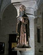 Statue (petite nature) : saint Antoine (?), chapelle de la Trinité (Quéven)