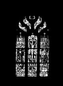 Verrière (verrière figurée) : calvaire, chapelle Saint-Hervé (Gourin)