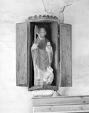 Statue (d'applique, petite nature) : saint Gildas, chapelle Saint-Gildas (Malguénac)