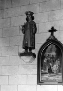 Statue (d'applique, petite nature) : saint Salomon, église paroissiale Saint Pierre (Maël-Carhaix)