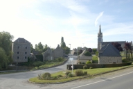 Le village de Saint-Jean-sur-Couesnon (Saint-Jean-sur-Couesnon fusionnée en Rives-du-Couesnon en 2019)