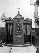 Confessionnal, couvent d'Augustines (Auray)