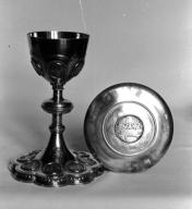 Calice, patène, église paroissiale Saint-Martin (Lassy)