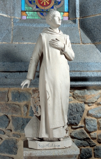 Statue sur culot : saint Gilduin