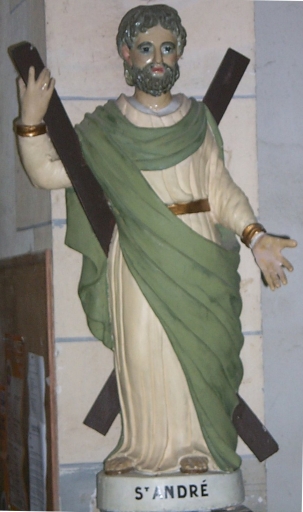 Statue sur culot : saint André