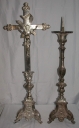 Garniture d'autel 1 : croix et 6 chandeliers