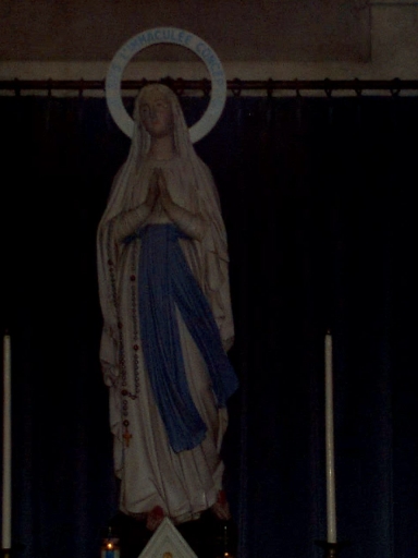 Statue : Vierge, dite Notre-Dame de Lourdes
