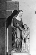 Groupe sculpté : Education de la Vierge (Saint-Sauveur-des-Landes)
