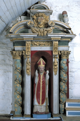 Retable (ensemble de deux niches-retables), Saint-Samson (Bieuzy fusionnée en Pluméliau-Bieuzy en 2019)