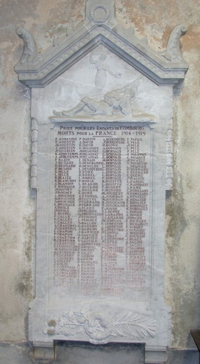 Tableau commémoratif des morts de la guerre 1914-1918